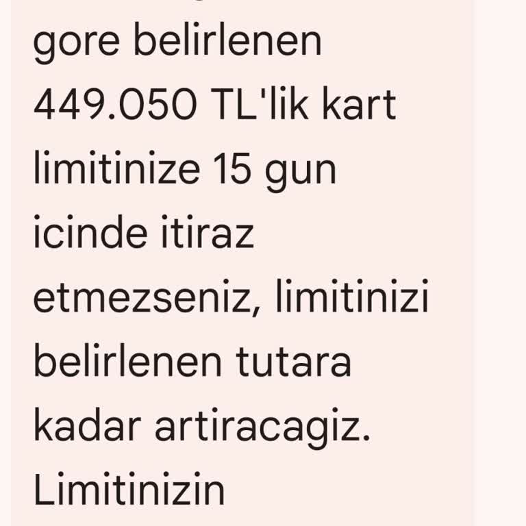 Kredi Kartı Limit Artışındaki Tutarsızlık Ve Çözüm Talebi
