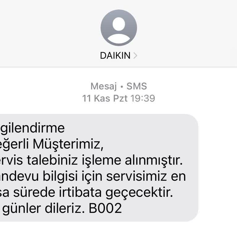 Daikin Servis İlgisizliği Ve İletişim Eksikliği