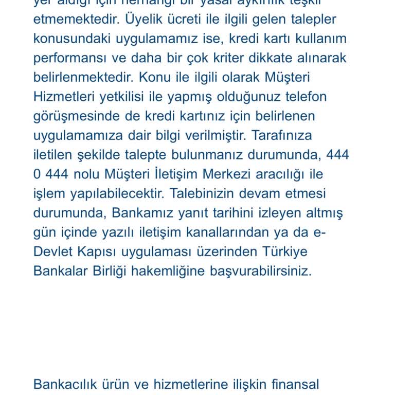 Haksız Kesinti Ve Yetersiz Müşteri Hizmeti