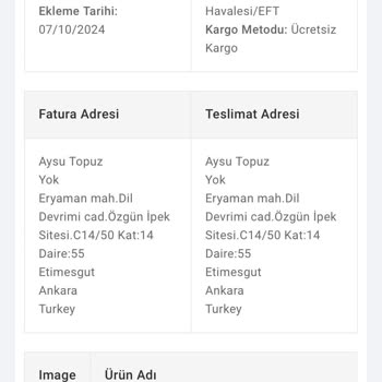 Sipariş İadesi Ve İletişim Sorunu