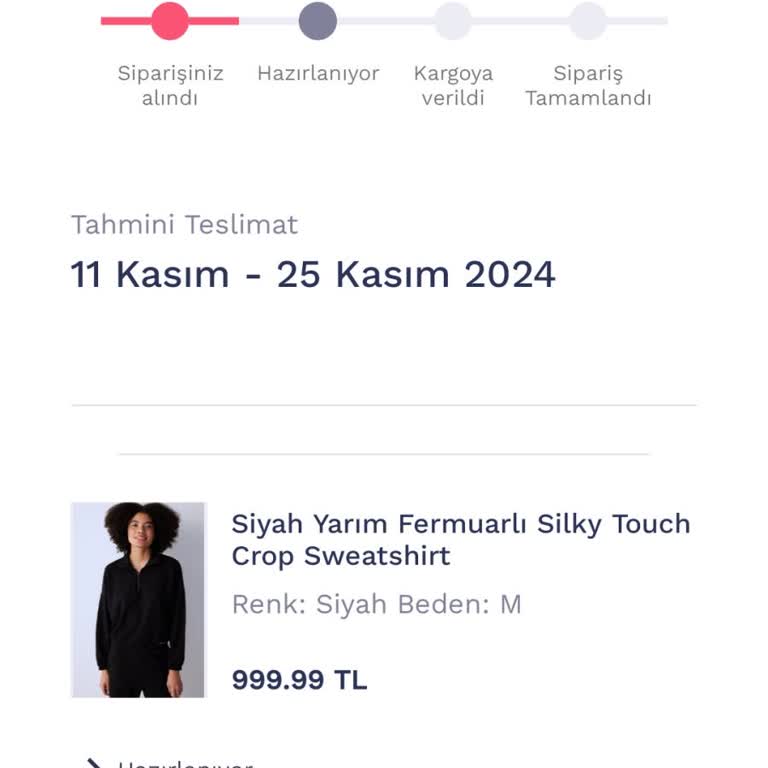 Penti Sipariş İptali Ve Adres Değişikliği Sorunu