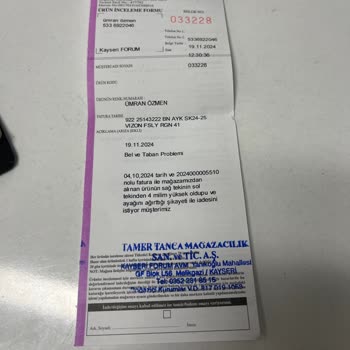 Ayakkabıdaki Hata Ve Mağaza Çalışanının Tavrı