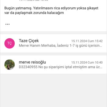 İade Sürecindeki Gecikme Ve İletişim Sorunları