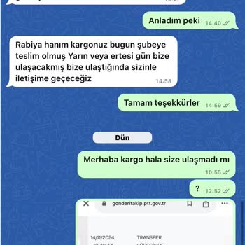 Kargo Teslim Edilmedi, Mağduriyet Yaşıyorum