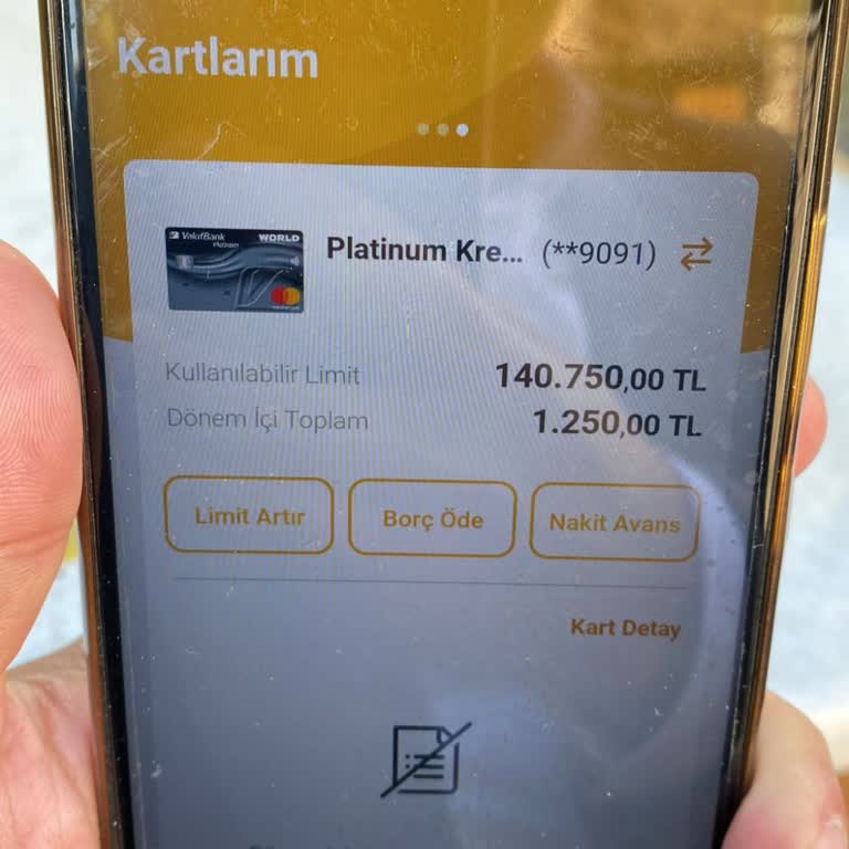 Kullanılmayan Karttan Yansıyan Borç Şoku