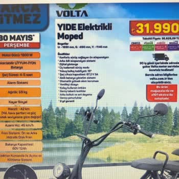 A101'den Alınan Mopedin Teslim Edilmemesi Ve Müşteri Hizmetleri Sorunu
