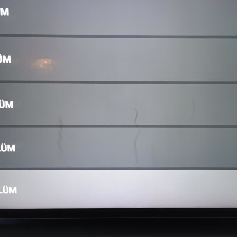 Philips TV'de Artan Dikey Çizgi Sorunu
