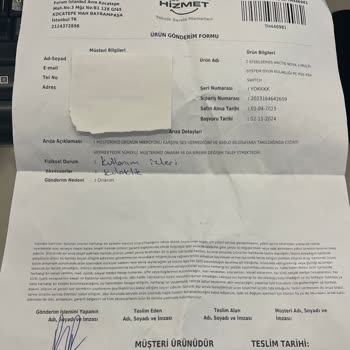 Servis Süreci Ve İletişim Sorunlarıyla Boğuşuyorum