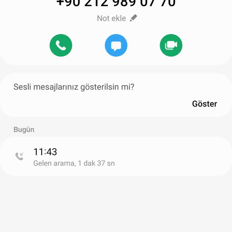 Duru Araştırma Şirketi'nden Gelen Şüpheli Arama
