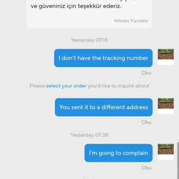 Yanlış Ürün Gönderimi Ve İade Sorunu