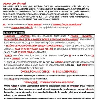 Vize Sorunu Nedeniyle Tur Mağduriyeti