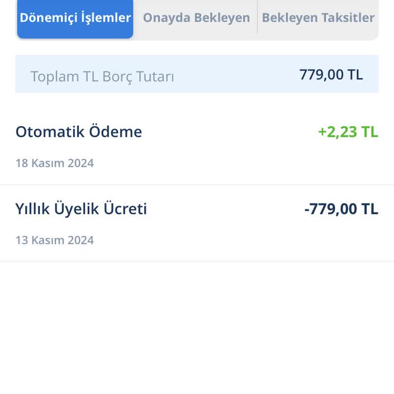 Yıllık Kart Ücretinin İadesi İçin Acil Talep