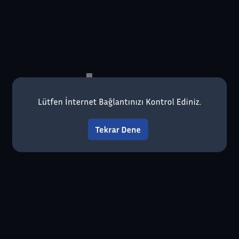 Oley Uygulaması Sürekli İnternet Hatası Veriyor
