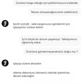 Gardrops Üzerinde Ürün İadesinde Yaşanan Adres Sorunu Ve Ekstra Ücret Talebi