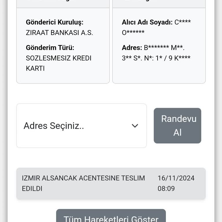 Kuryenet Alsancak Şubesi'nin İlerlemeyen Teslimat Süreci
