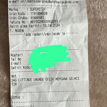 Skechers Ayakkabının Dayanıklılığı Ve İade Süreci Sorunu