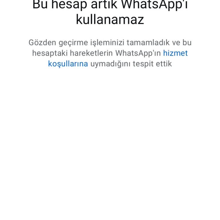 WhatsApp Hesabım Kullanılamıyor, Yardımınıza İhtiyacım Var!