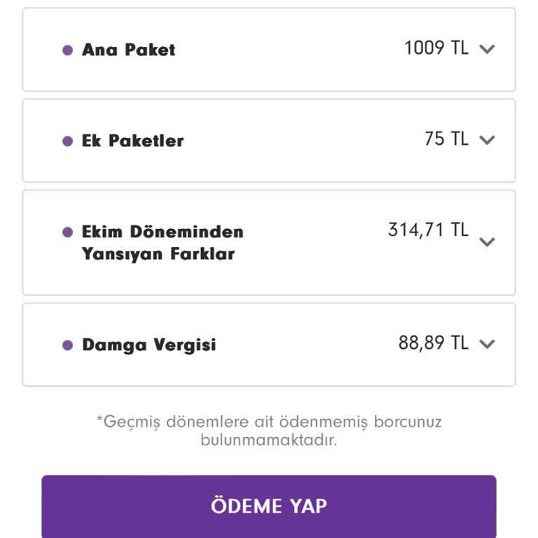 Digiturk Beklenmedik Fatura Şoku