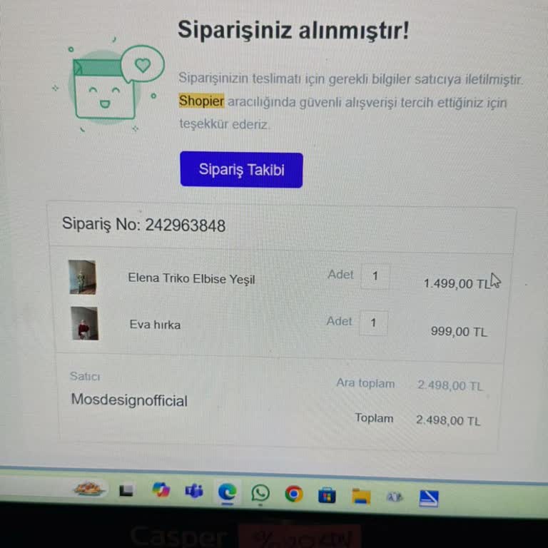 Sipariş Verdim, Ne Ürün Var Ne İade!