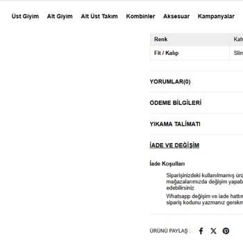 İade Ücretinde Haksız Kesinti
