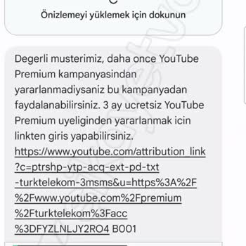 Türk Telekom Bana 3 Ay Youtube.com Premium Hediyesi Vermiyor!