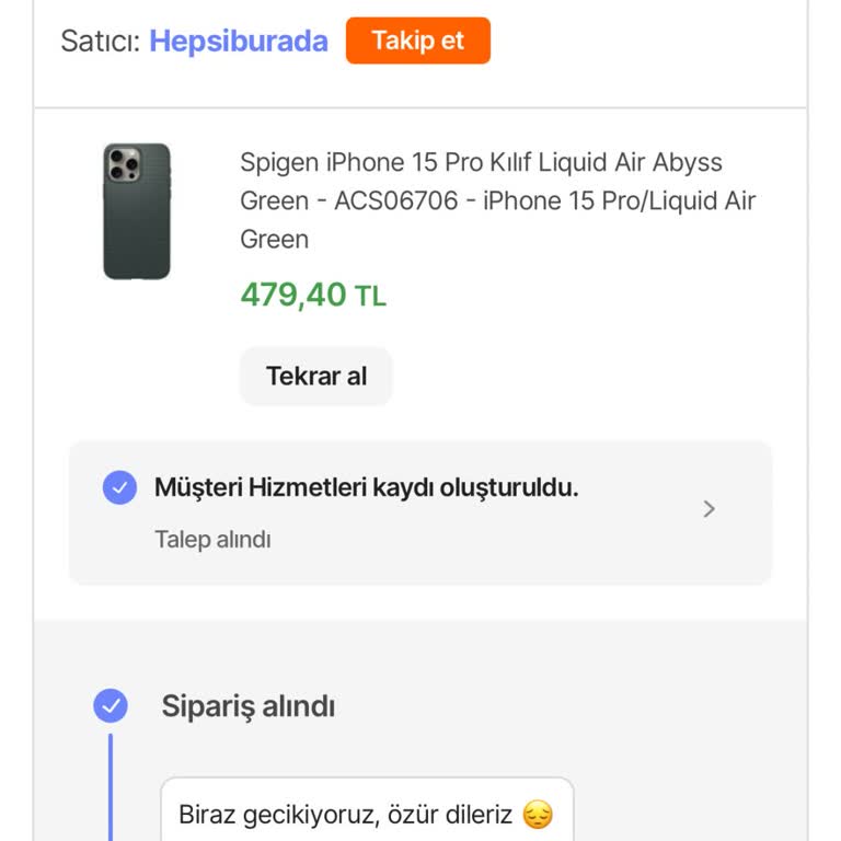 15 Gündür Kargolanmayan Sipariş Ve Destek Talebi Sorunu
