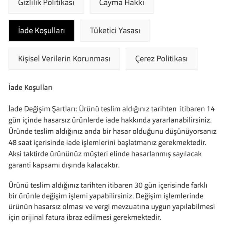 Yanlış Bilgilendirme Nedeniyle Gözlük İadesinde Sorun Yaşadım