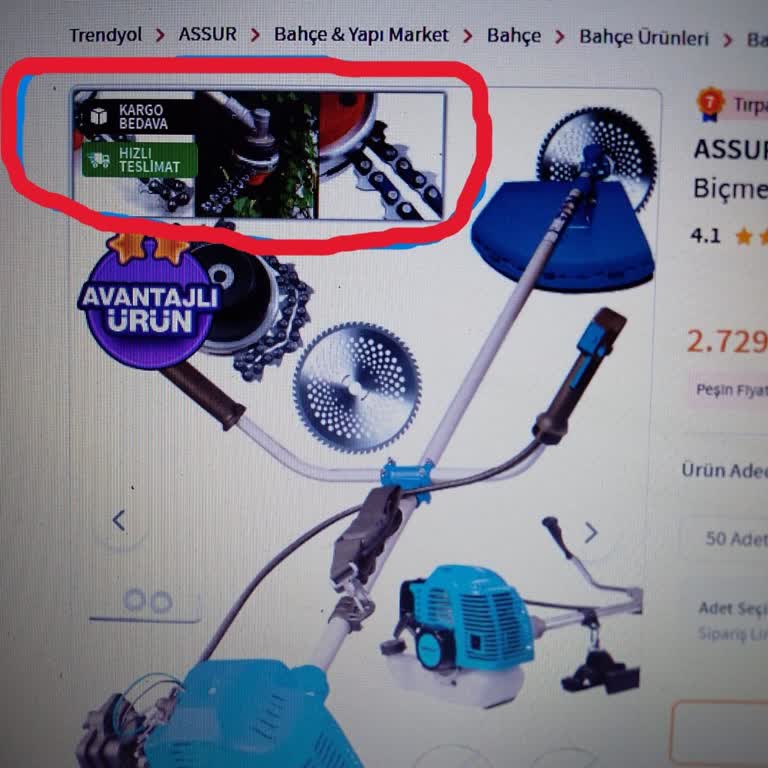 Trendyol'dan Aldığım Tırpanın Eksik Parçaları Ve İletişim Sorunu