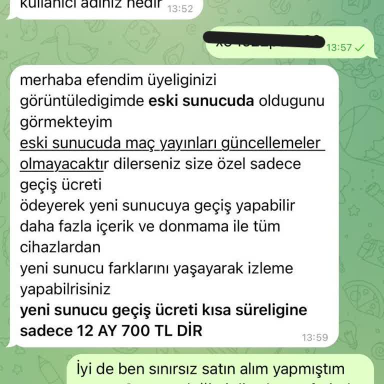 Alfa IP TV'nin Üyelik Sorunları Ve Ek Ödeme Talepleri