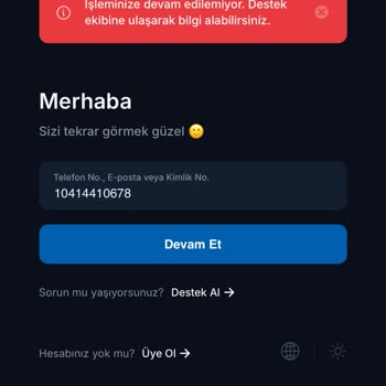 BTC Türk Hesabına Erişim Sorunu