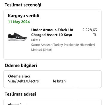 Under Armour Ayakkabının Rahatsız Edici Sesi