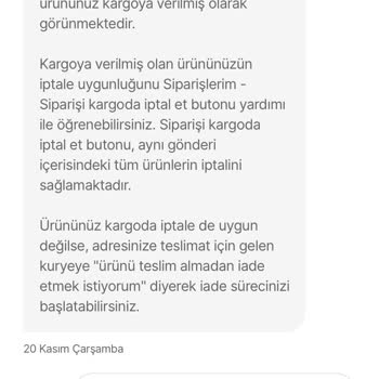 Hepsiburada Premium Müşteri Hizmetleri Ve İade Süreci Sorunu