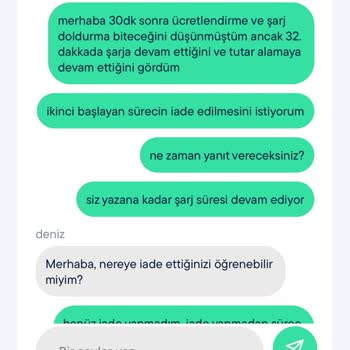 Şarj Aleti Kiralama Sürecinde Beklenmedik Ücretlendirme