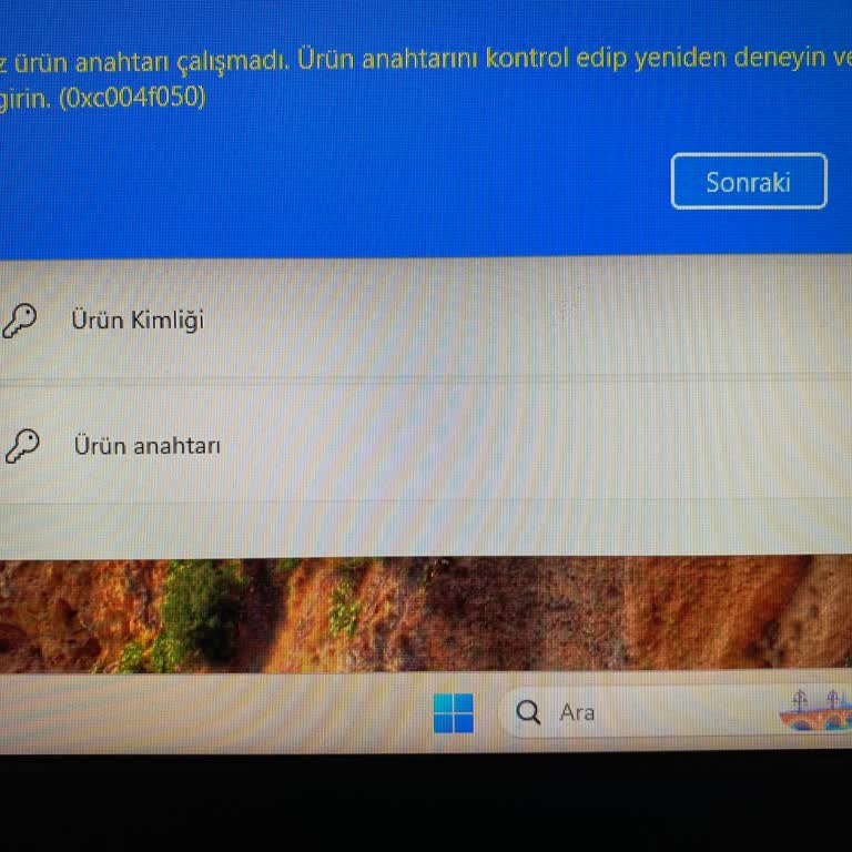 Windows 10 Pro Lisans Sorunu