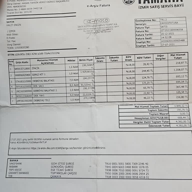 Yamaha Servis Kayıt Sorunu Ve Müşteri Mağduriyeti