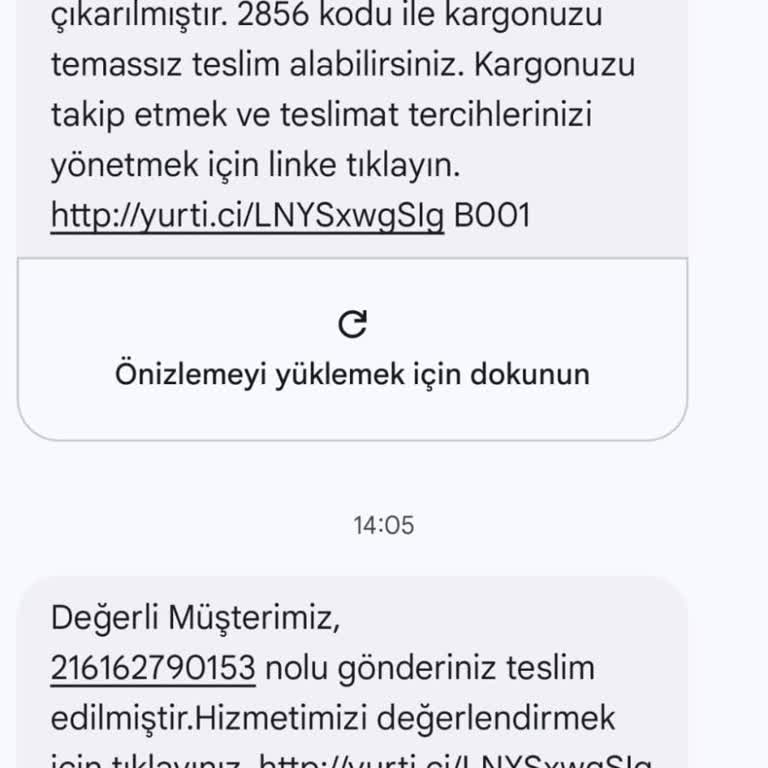 Yurtiçi Kargo'dan Benim Adıma Yapılan Benimle İlgisiz Teslimat