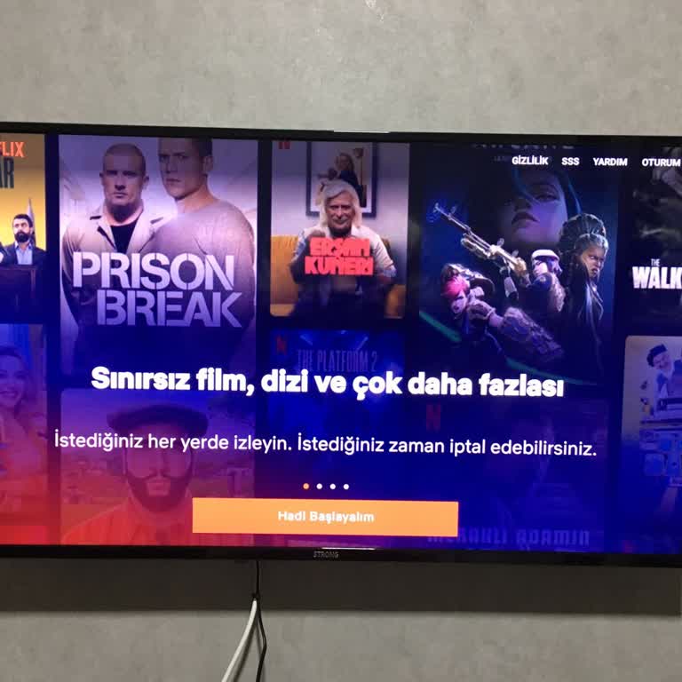 Akıllı TV'nin Netflix Bağlantı Sorunu