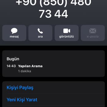 Türk Telekom Adına Sahte Arama Ve Kimlik Bilgisi Talebi