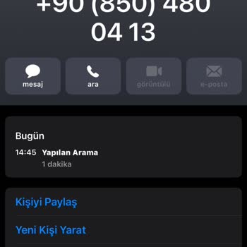 Türk Telekom Adına Sahte Arama Ve Kimlik Bilgisi Talebi