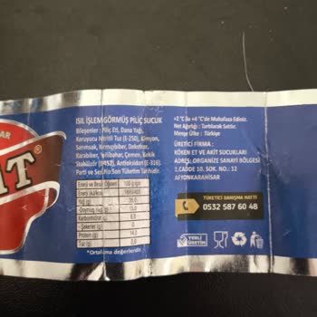 Saygın Şekerleme Afyon Şikayeti