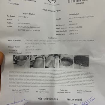 Teknosa Ve Arnica'dan Hayal Kırıklığı: Çaydanlık Sorunları