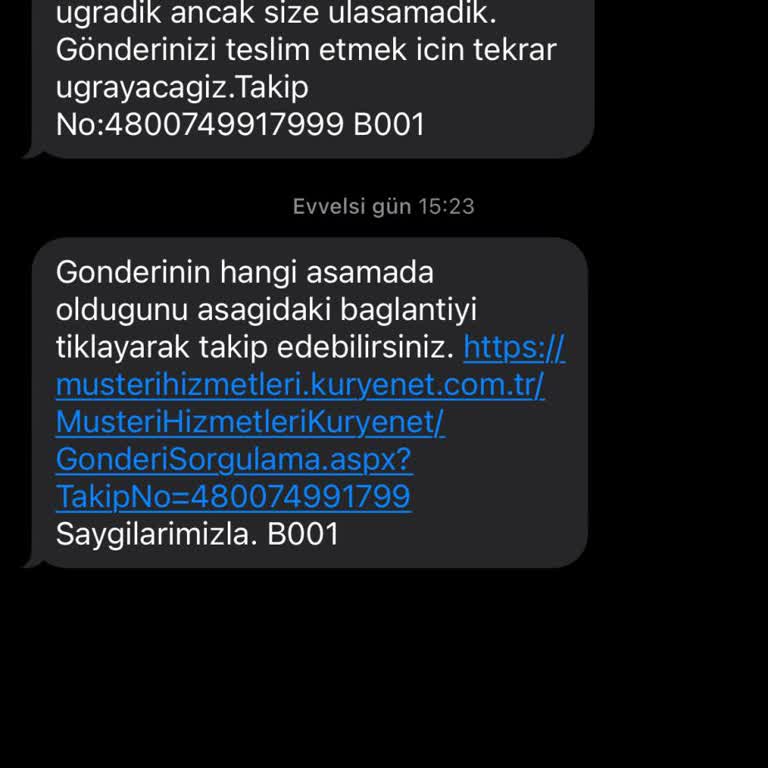 Kargomun Teslim Edilmemesi Ve Yanıltıcı Bilgilendirme
