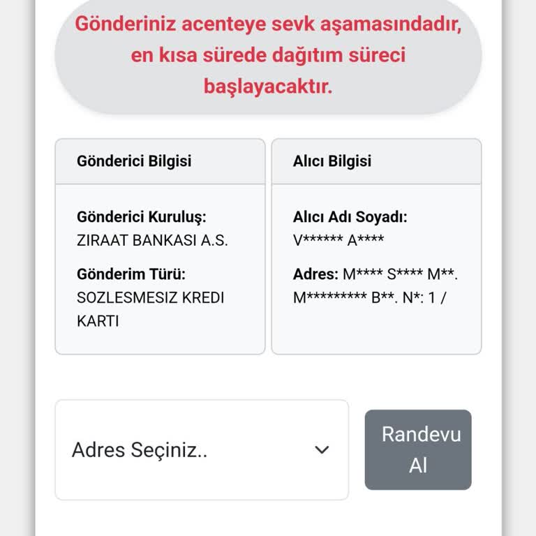 Kuryenet'in Ciddiyetsizliği Ve Ziraat Bankası'na Çağrı