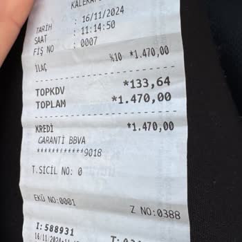 Ake Eczanesi (Muratpaşa) Kendilerinden Alınan Ürün İadesinde Sorun Çıkartıyorlar