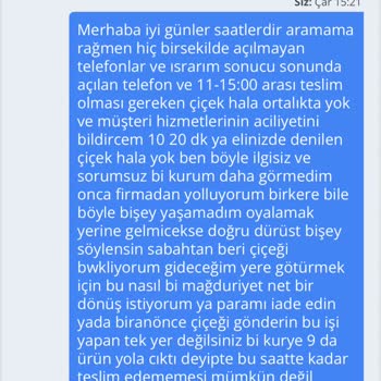 Müşteri Hizmetleri Ve Teslimat Sorunu