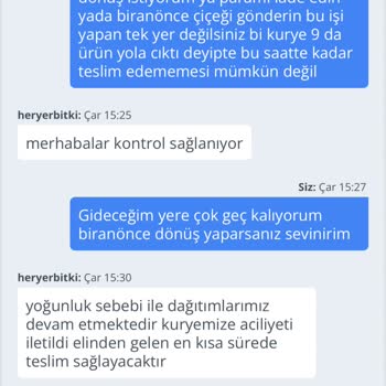 Müşteri Hizmetleri Ve Teslimat Sorunu