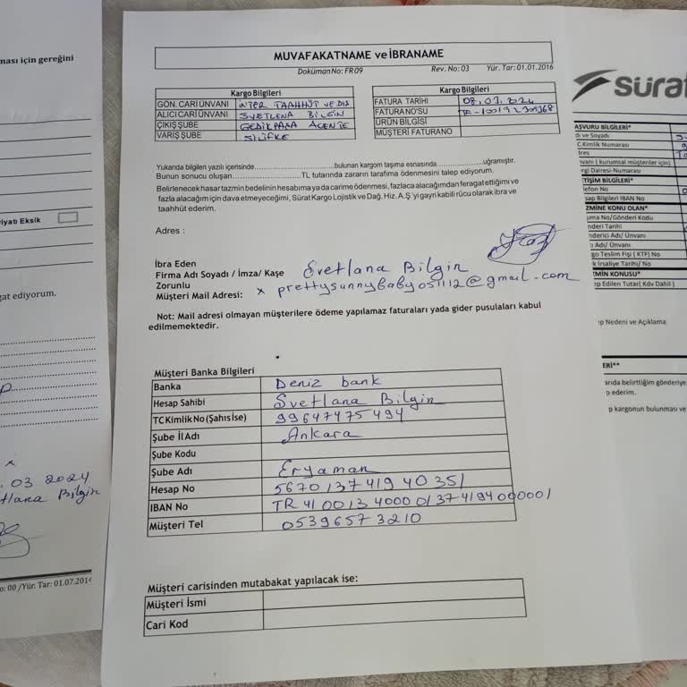 Kayıp Ürün Ve Sürat Kargo'nun İlgisizliği
