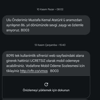 Vodafone Yetkisiz Mobil Ödeme Ve Üyelik Sorunu