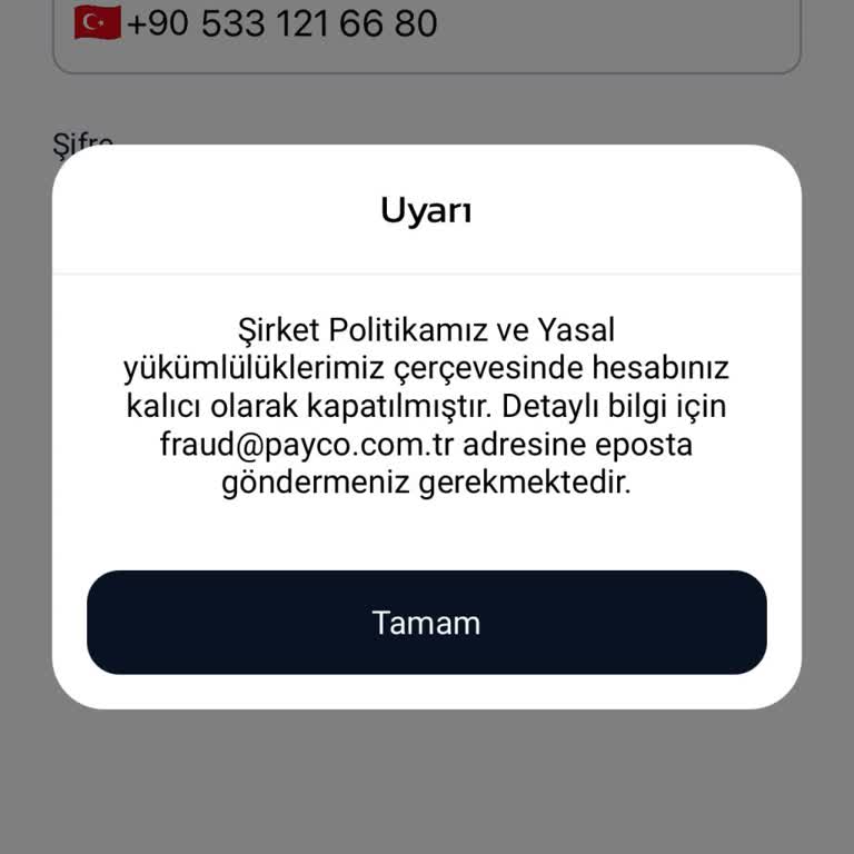 Hesap Dondurma Ve Para Transferi Sorunu