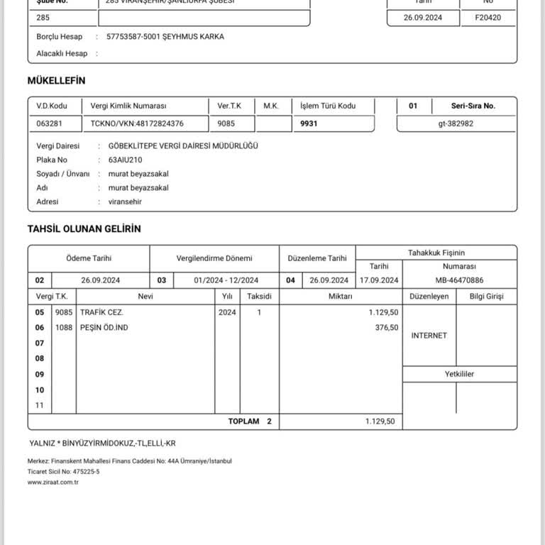 Ödenmiş Trafik Cezasının Faiz Sorunu